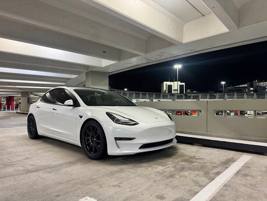 Tesla Model 3 H&R Spring Installed