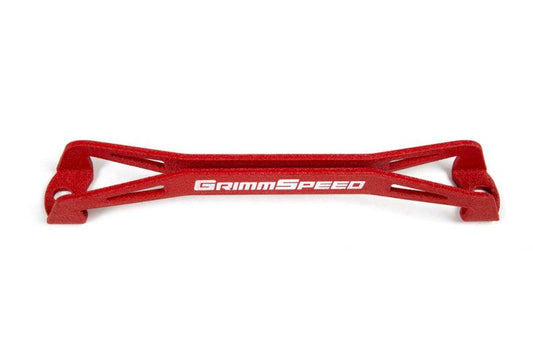 GrimmSpeed 08-18 Subaru WRX/STI Lightweight Battery Tie Down - Red - Jinnspeed
